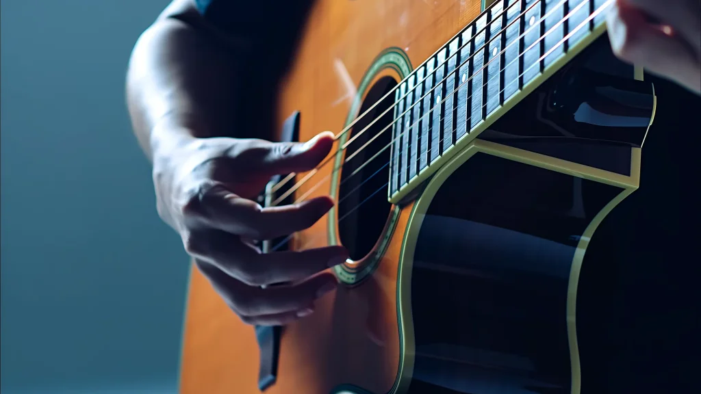 Clase de Guitarra Acústica en Claroscuro Academia
